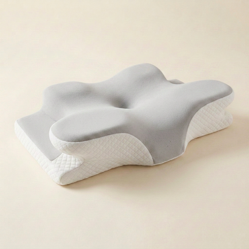 Three-quarter view of the uykusleep cervical pillow